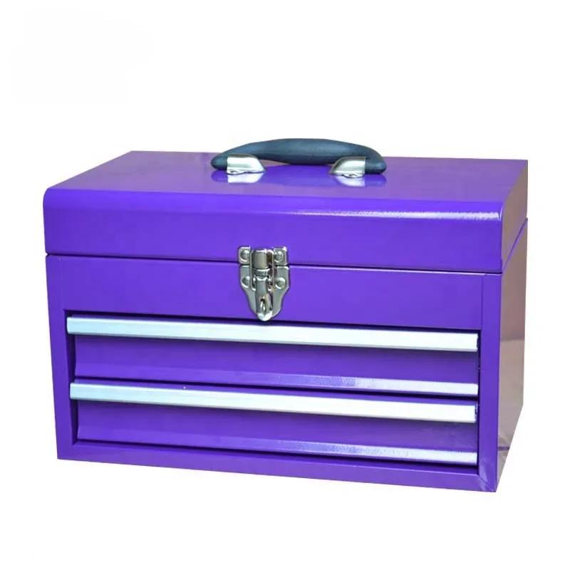 

# Горячий 14-дюймовый небольшой портативный ящик для инструментов с ящиками и ручками