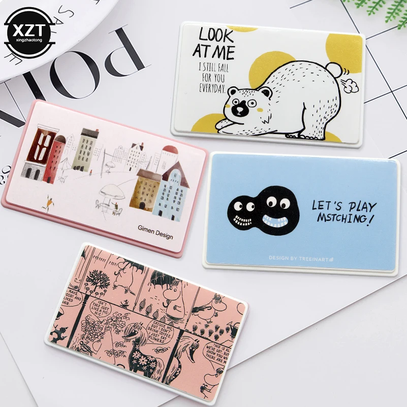 Creative Cartoon Fruit Animal Mini Card Calculator Stationery Solar Card Calculator Fashion Children Gift Portable Calculator