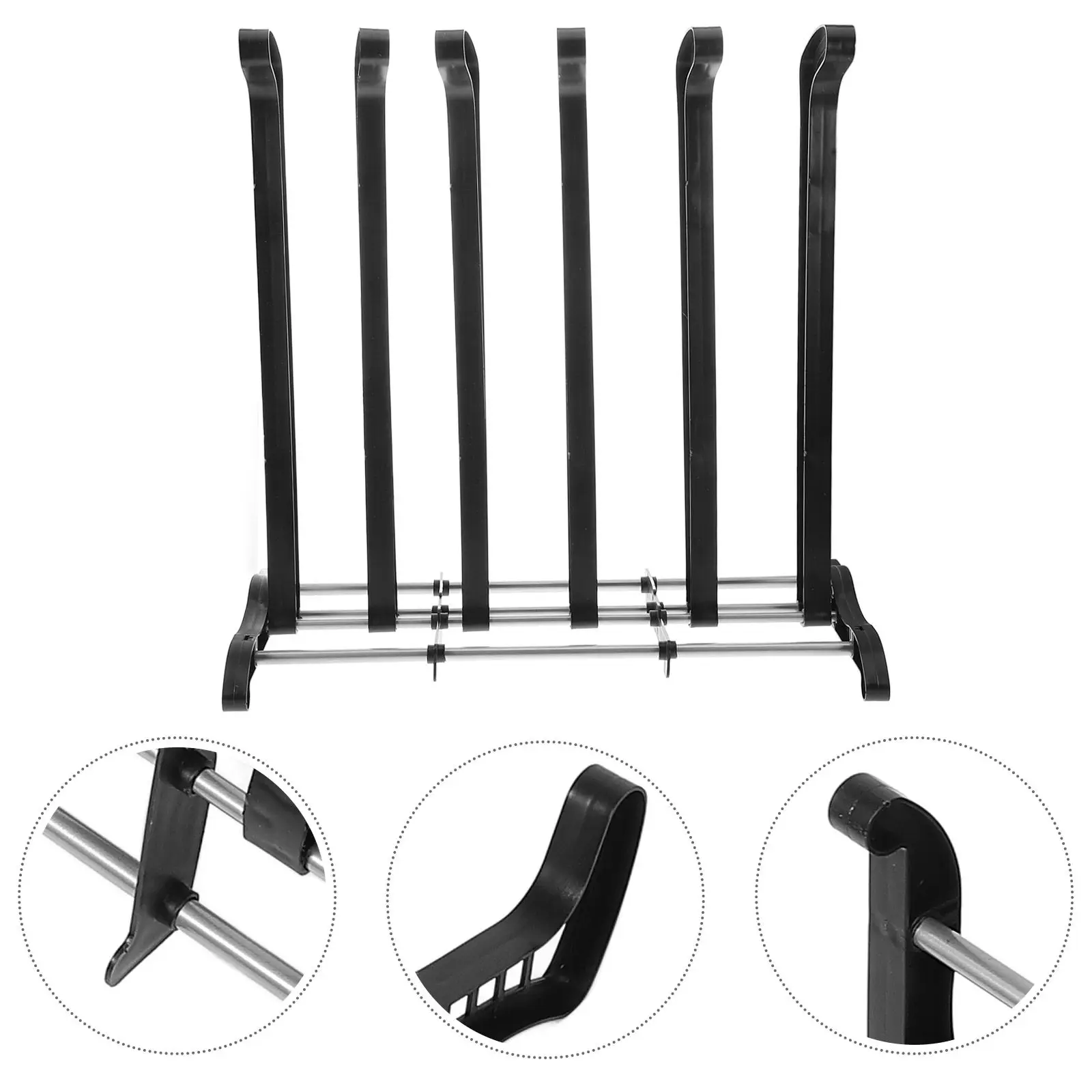 

3Pairs Metal Boot Rack Organizer Tall Boot Storage Holder Shoe Rack for Entryway Closet Bedroom Patio Outdoor Hallway