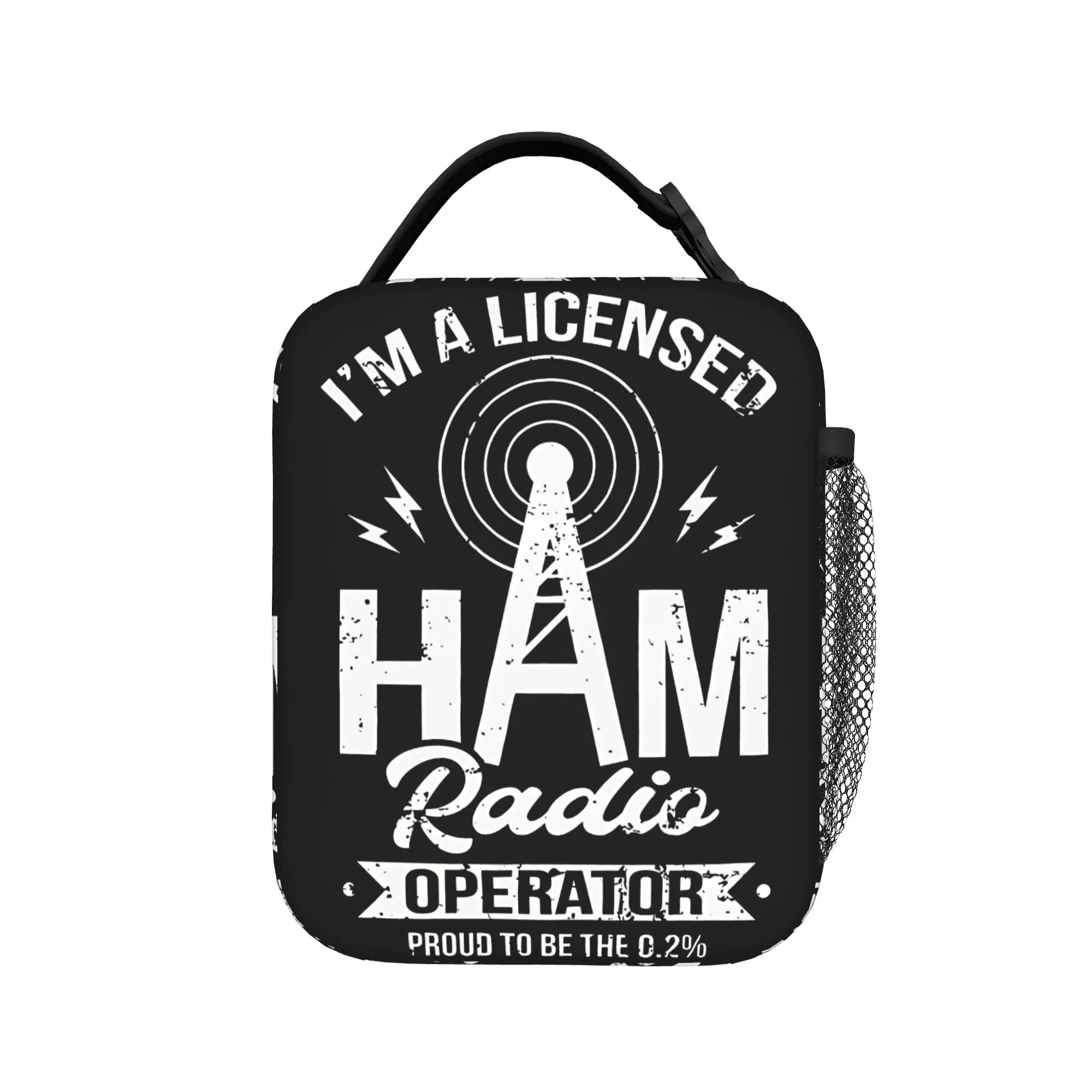 Ham Radio Operator Gift  Insulated Lunch Bag High Capacity  Reusable Cooler Bag Tote Lunch Box Office  Travel Bento Pouch
