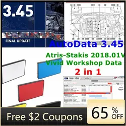 2024 Hot Auto Data 3.45 Car Software Vivid Workshop Data Atris-Stakis Technik 2018.01V Multi languages Polish Spanish Link HDD