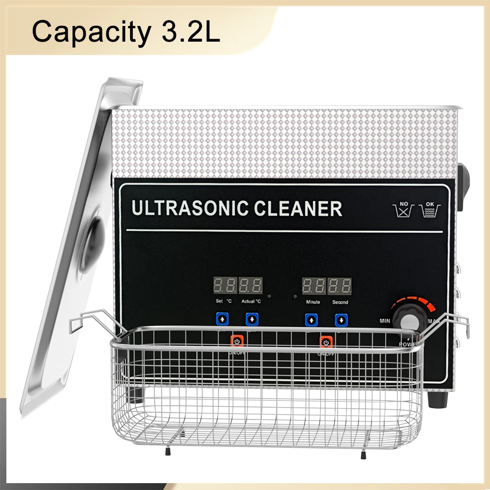 

Ультразвуковой очиститель 3л, профессиональная машина для очистки ювелирных изделий, очков, протезов, зубов, 40 кГц, ультразвуковая вилка AU, ультразвуковая ванна