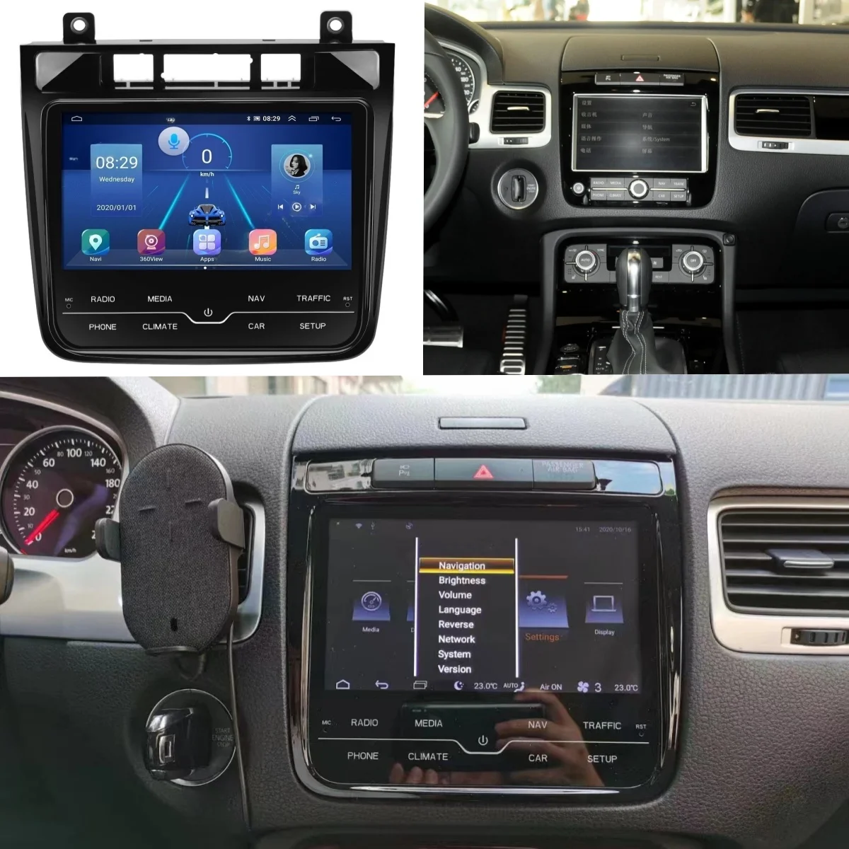 자동차 DVR 카메라, GPS 네비게이션, 4G 대시 캠, ADAS, 안드로이드 8.1 리버스 카메라, 자동 비디오 녹음기 카메라, 24 시간 주차 모니터, 10 인치  Best5