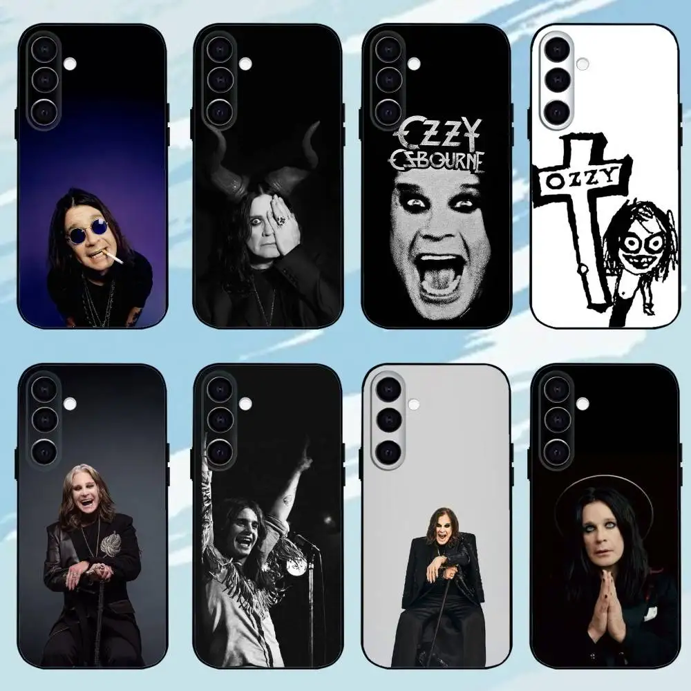 

R-Rock Band O-Ozzy Black Shell Phone Case For Samsung Galaxy A73,A72,A71,A70,A53,A52,A51,Others Soft Black Shell