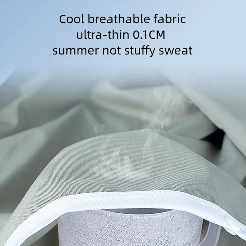 وسادة العناية بالسرير AIO مقاومة للماء وقابلة للغسل ويمكن ارتداؤها (قطعة واحدة) - سروال تنورة حفاضات صيفي للبالغين بطبقة واحدة