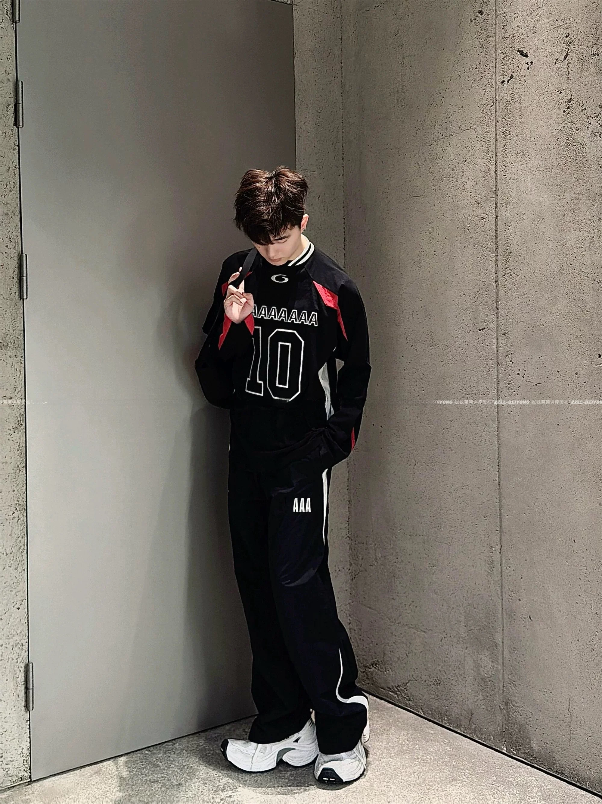 

Спортивные брюки ex Baskeall Series VANA ILUSION с вышитыми буквами и цветными вставками, длинные брюки для пар, повседневные свободные брюки Ciwalk