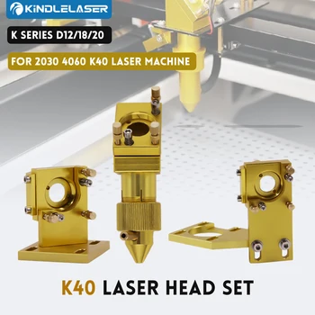 KINDLELASER K series CO2 Mini Laser Head Set D12/18/20mm FL50.8mm Lens for 2030 4060 K40 Laser Engraving Cutting Machine