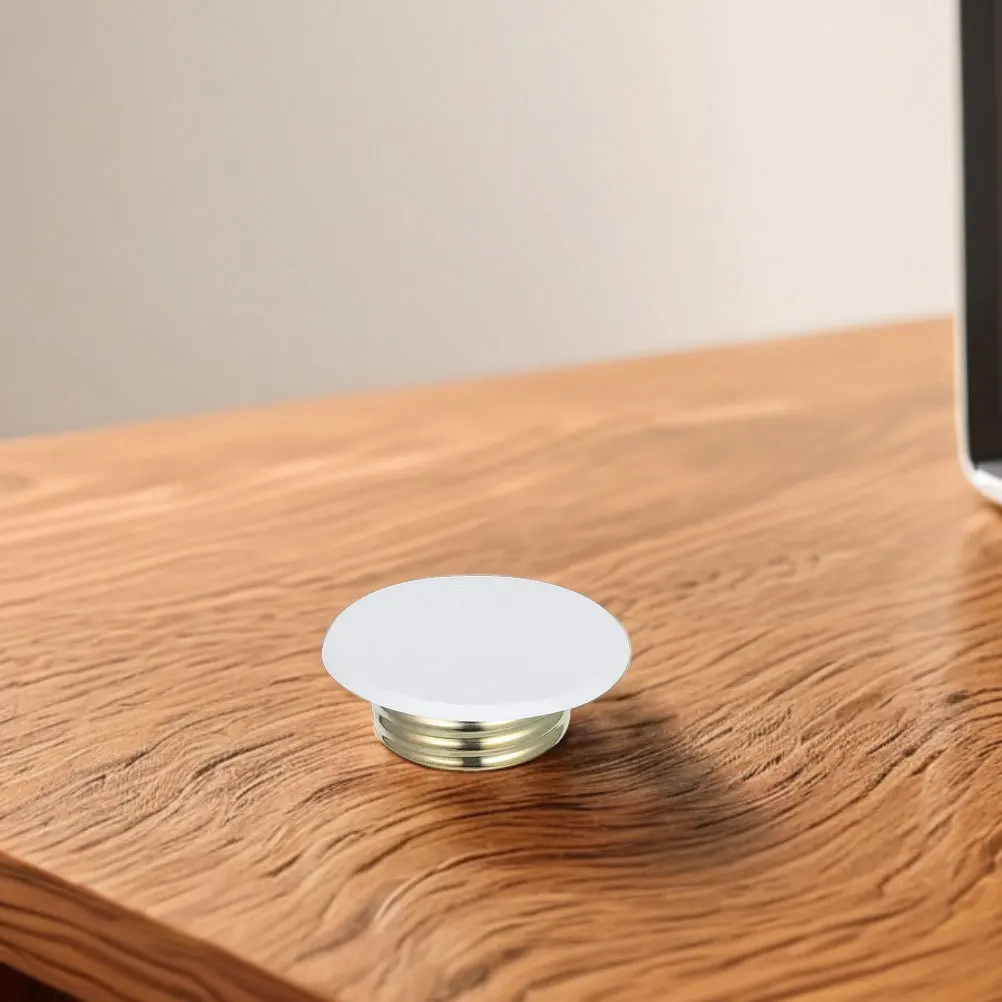 Arroseur de plafond en métal blanc, plaque de couverture, conception dissimulée, installation facile, pour système de sécurité intérieure, 4 pièces