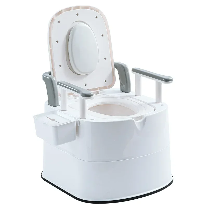 

Home Adult Urine Bucket Toilet Bowl Seat Elderly Bedroom Chamber Pot Toilet Stool Indoor Pregnant Women Mobile Spittoon Stool