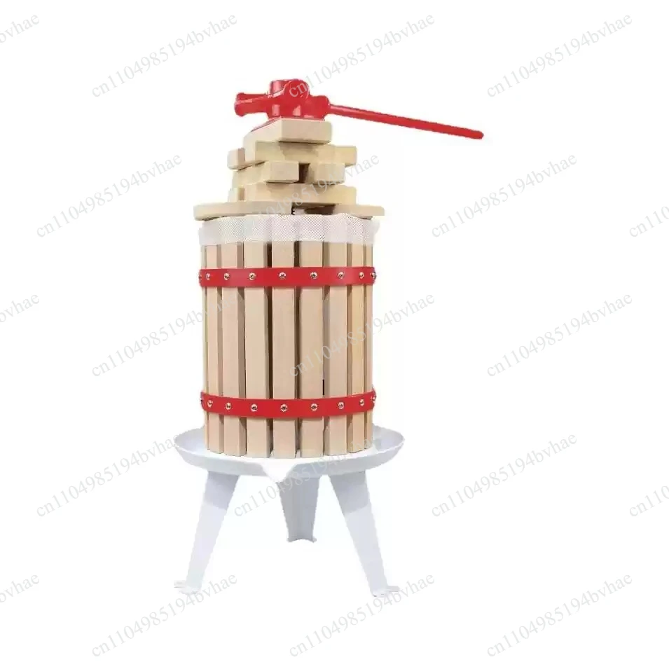 

6L 1.6 Gallon Manual Basket Fruit Press Grape Wine Press for Home Winemaking