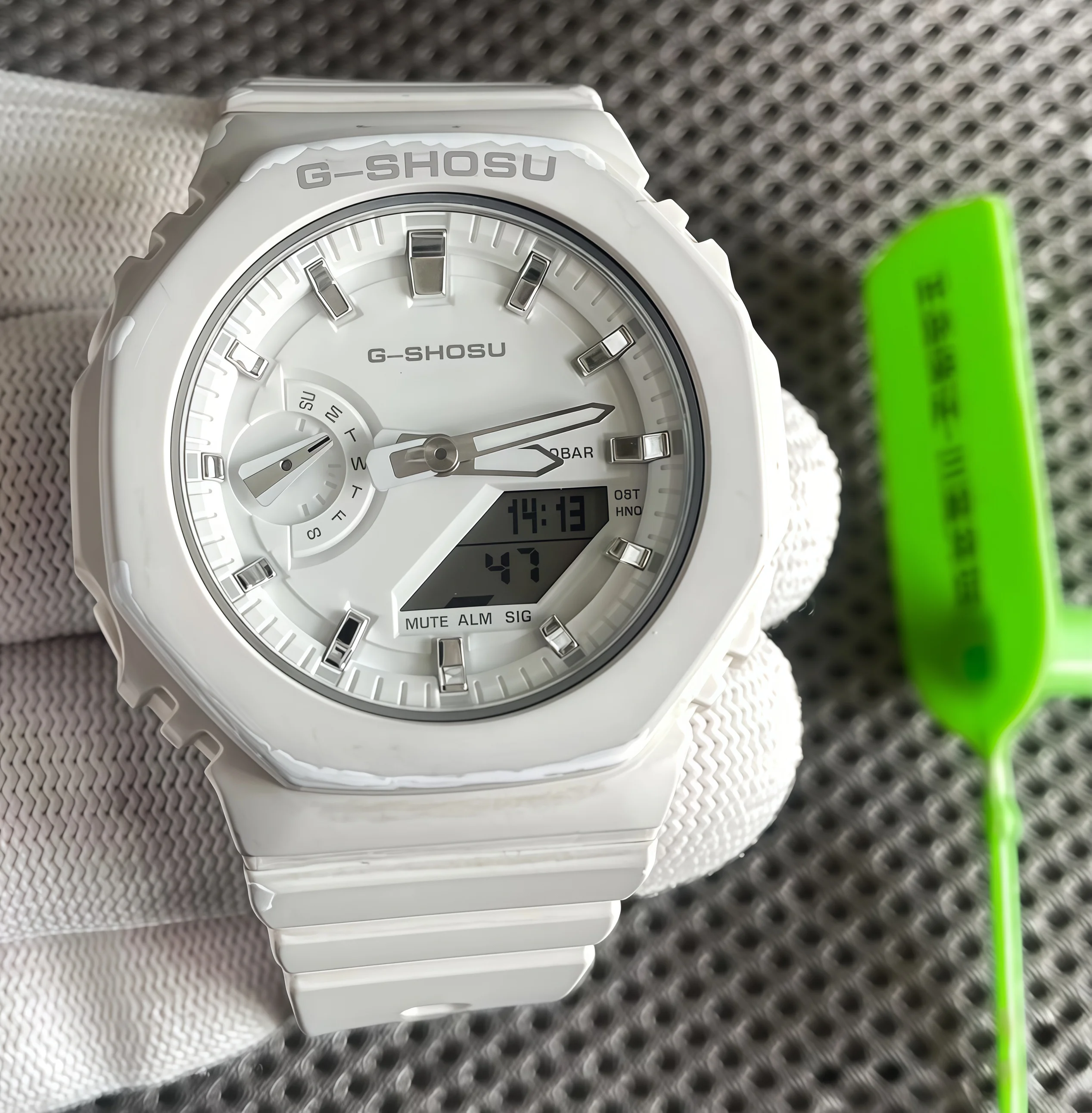Unisex Sports Watch Full Featured, World Time, LED Dual Display, Full-Featured, Large Dial, Oak Series