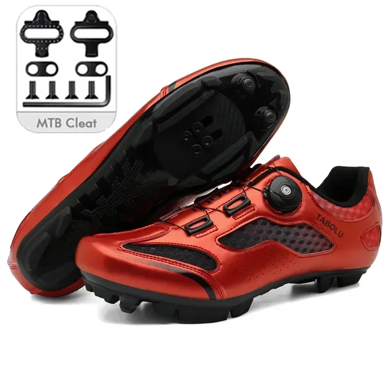 2024Summer Cycling Shoes  Men Sports Road Bike Shoes Speed Sneakers Racing Flat Women Cleats Bicycle Boots Mountain Spd Footwear