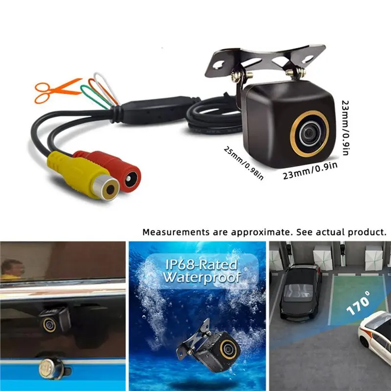 เทคโนโลยีใหม่สำหรับยูโรแวน คาราเวลล์ ทรานสปอร์ตเตอร์ ปี 1990-2003 รองรับ 1080P AHD 170 °   กล้องมองหลังพร้อมขายึด