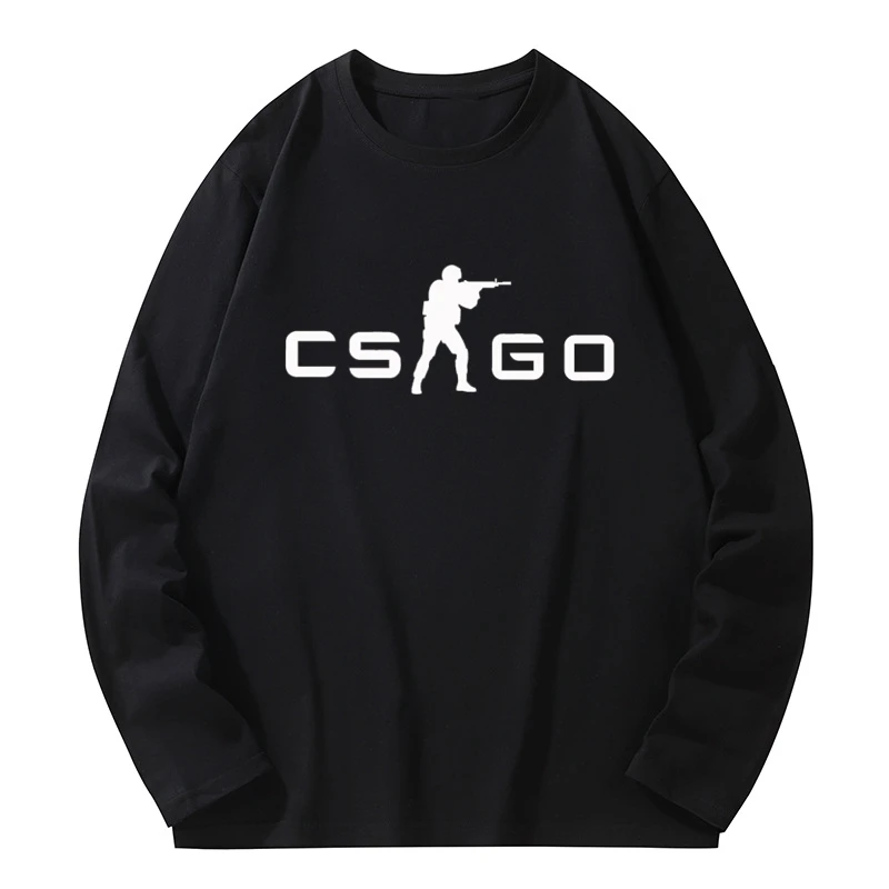 2024 Spring New Men Brand Tee CS GO T Shirt Counter Strike Global Offensive CSGO TShirt Casual Games Team Funny T-Shirt