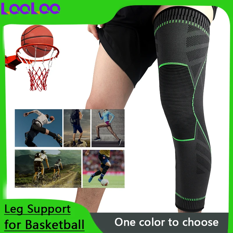 

1Pcs Full Leg Sleeves Long Compression Knee Sleeves for Basketball, Arthritis Cycling Football, Reduce Varicose Veins Swelling