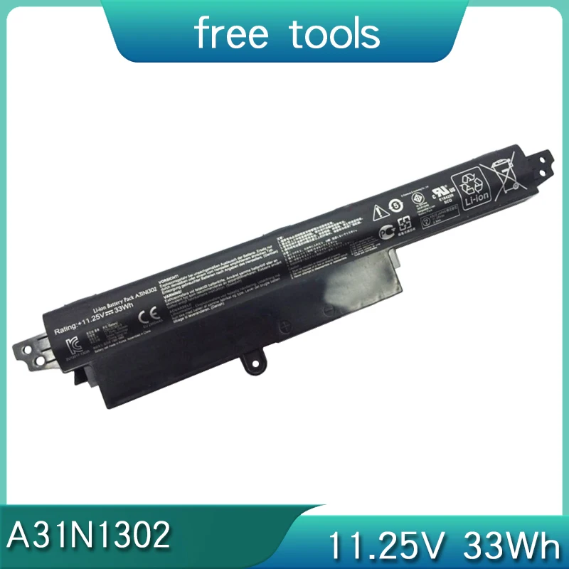 НОВЫЙ аккумулятор A31N1302 11,25 В 33 Втч для ASUS VivoBook X200CA F200CA R200CA R202CA X200MA X200M X200LA F200M F200MA 11,6 дюйма серии
