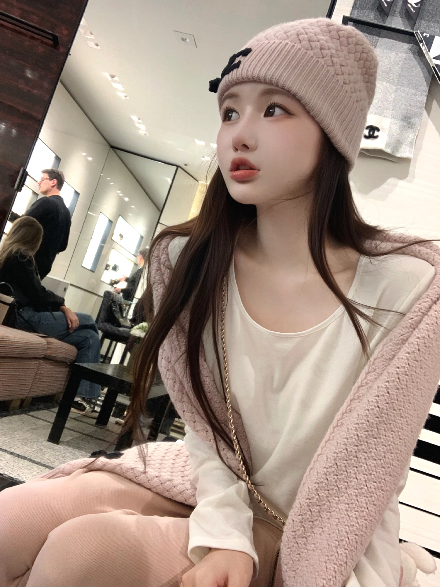 

Bigking Warm Fce Long Sve U-Ne T-irt Women's Autumn Winter Brued Inner irt Loose Korean Sle Girls' Top