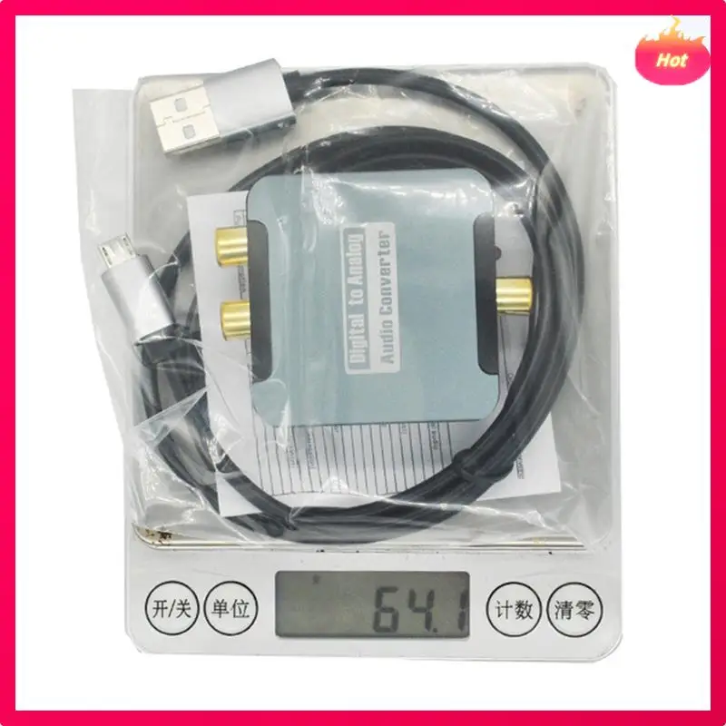Upgraded Audio Decoder Digital To Analog Audio Coaxial Converter Optical Fiber To Analog Spdif To Lotus, Fine Workmanship