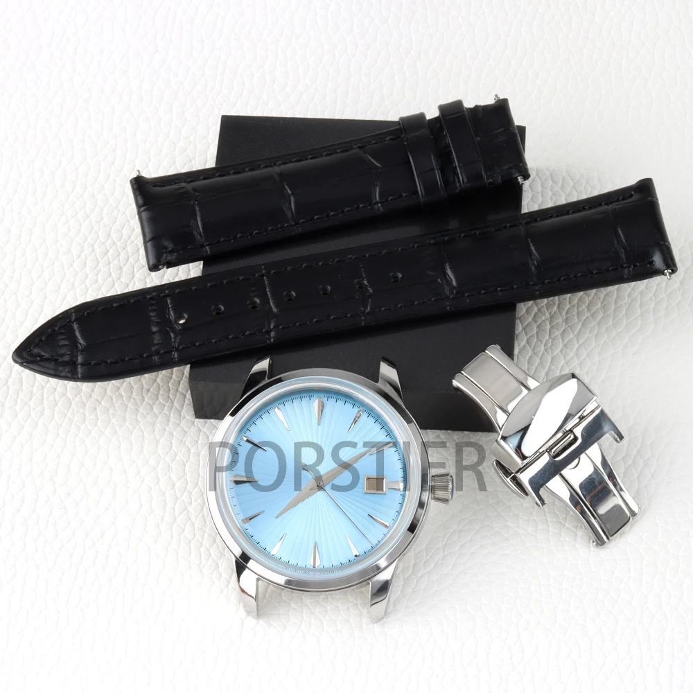 Arched Glass 40mm NH35 Watch Case 35mm Dial Face Hands for Cocktail Time Presage NH35/NH36 Movement Watch Repair Accessories