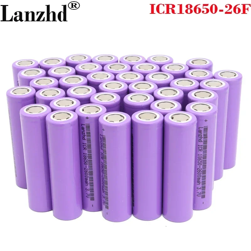 

40 PCS 5C Power battery 18650 batteries lithium 2600mah Li-lon 3.7V battery for Electric drill Toy Electronic cigarettes