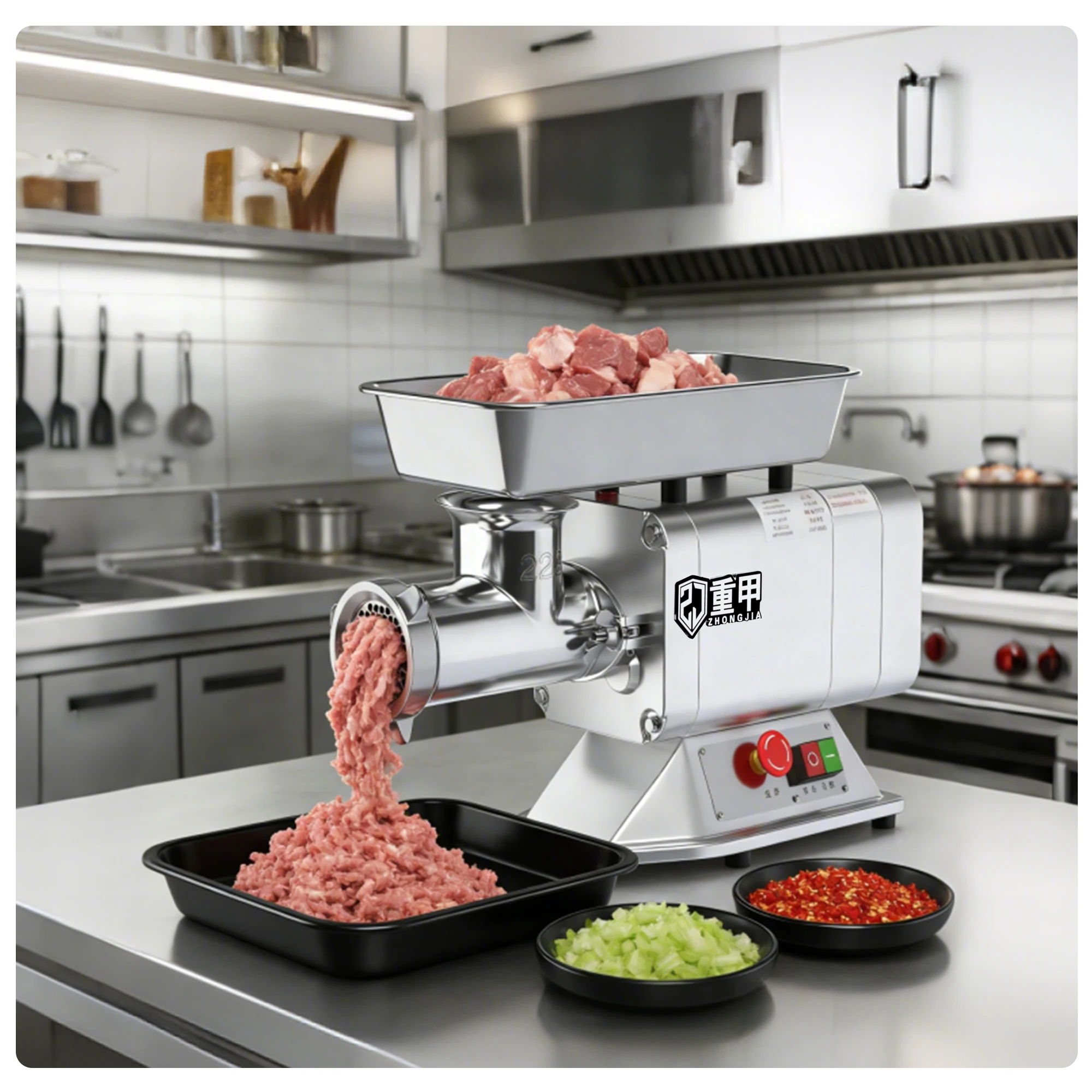 Meat Grinder Industrial Heavy Duty Electric Stainless Steel Meat Grinder Machine For Industrial Use