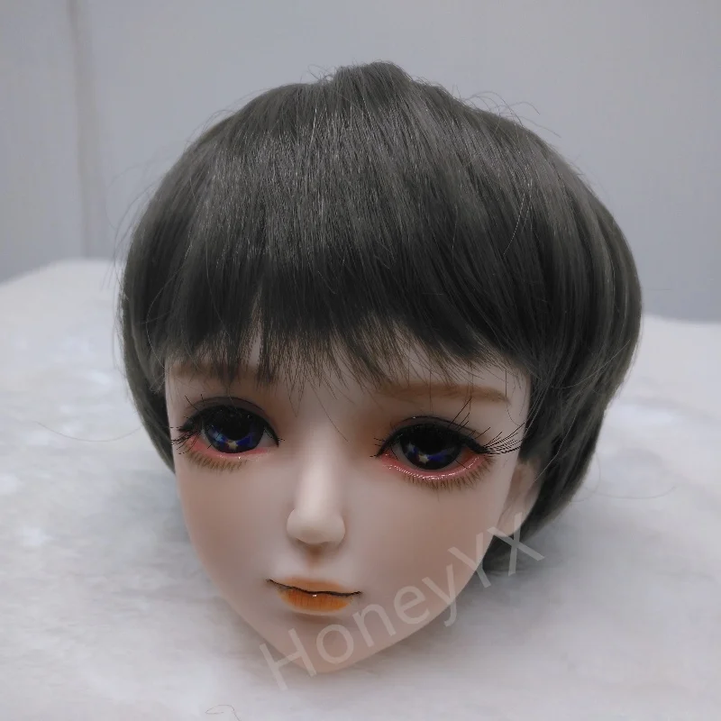 BJD Bob Hair Doll Wig Short Straight Wig also for 1/3 BJD 8-9