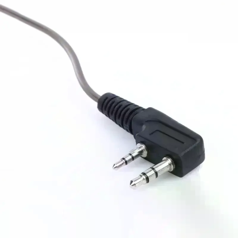 1 قطعة سماعة أجهزة الراديو لجهاز الاتصال اللاسلكي 2 دبوس K-نوع سماعة الألومنيوم احباط سماعة #5