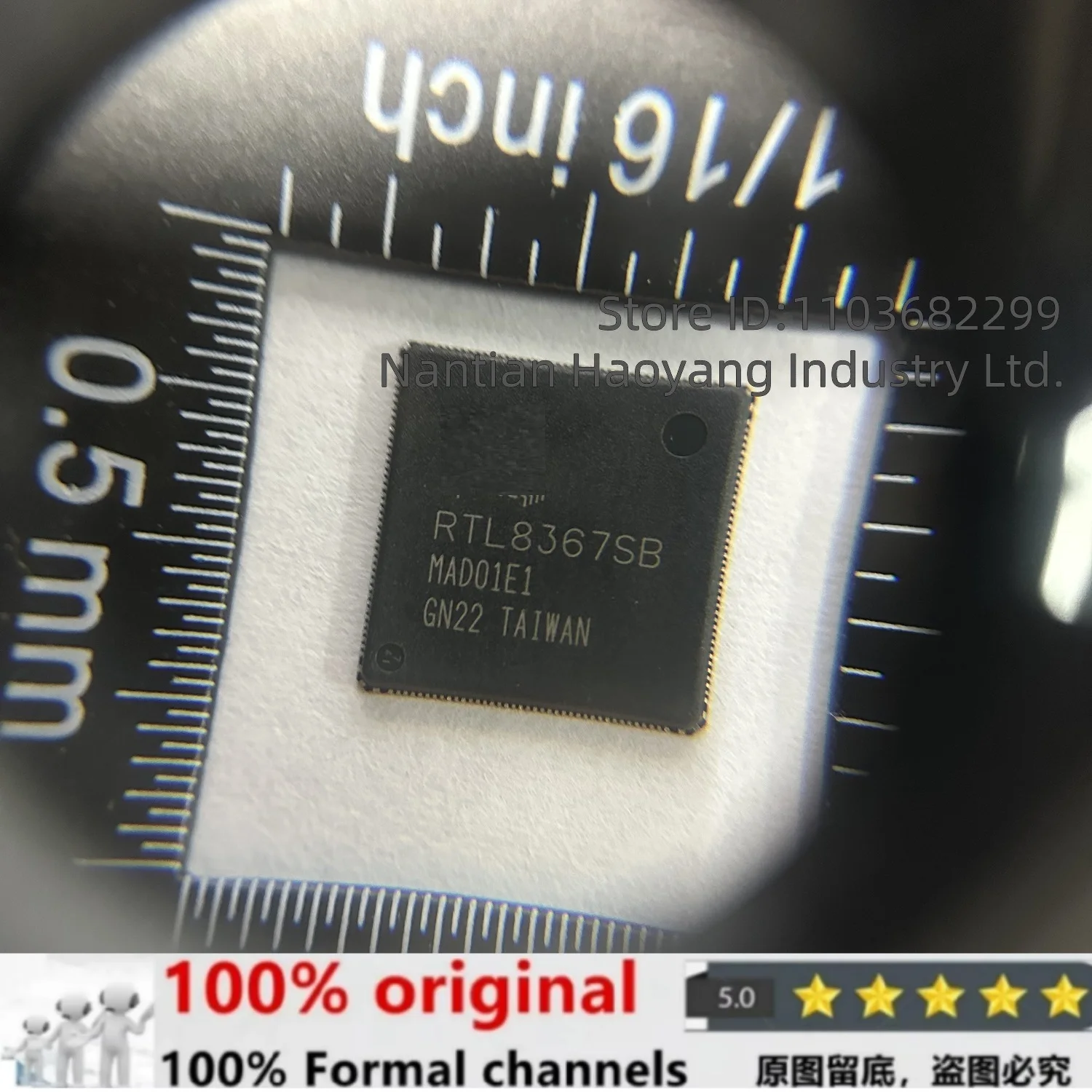 

Original Only with Free Shipping 2pcs/5pcs/10pcs/Lot RTL8367SB RTL8367SB-CG