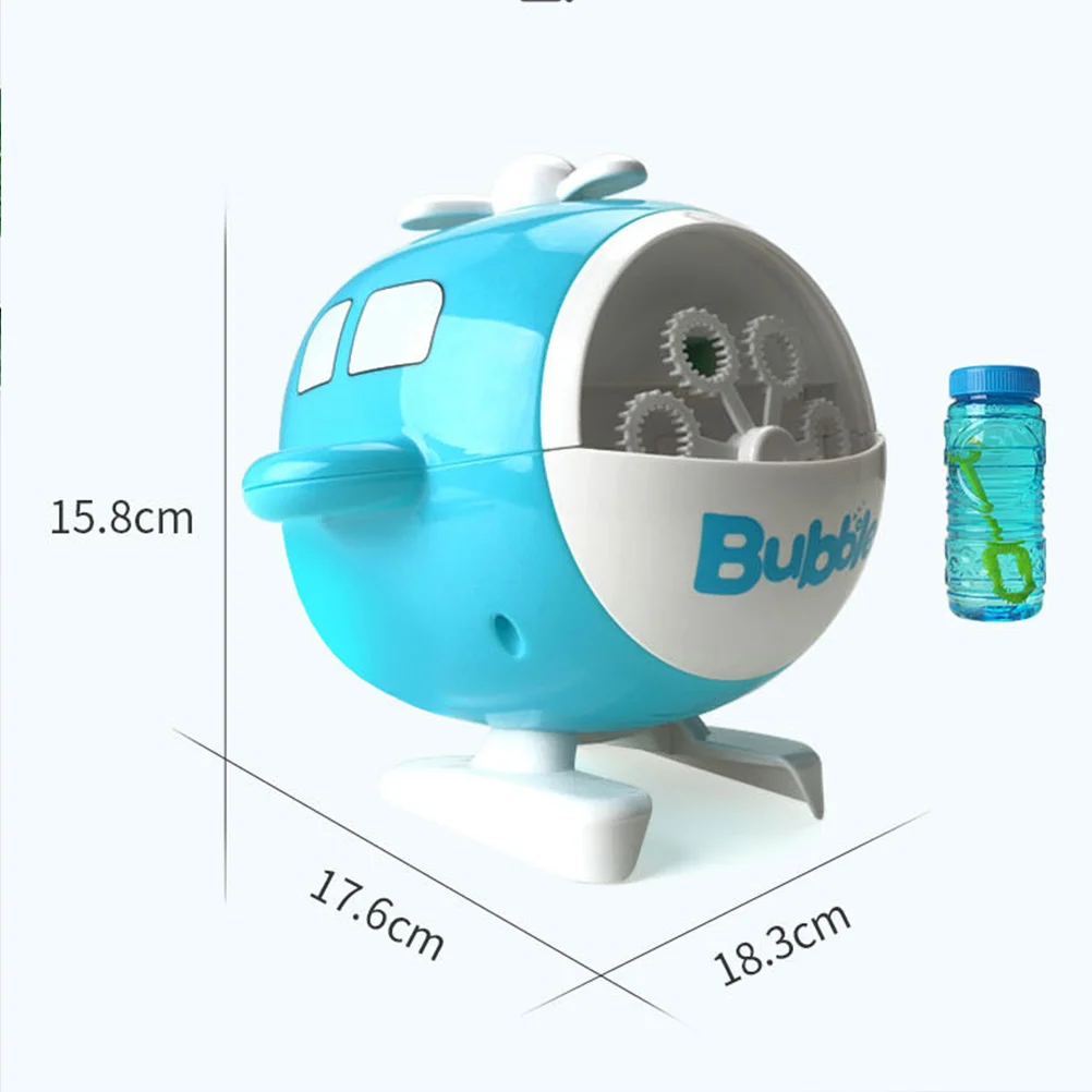 

Electric Machine For Kids Automatic Helicopter-Shaped Blow Lightweight Durable Safe Children Party Gift Random Color Charging