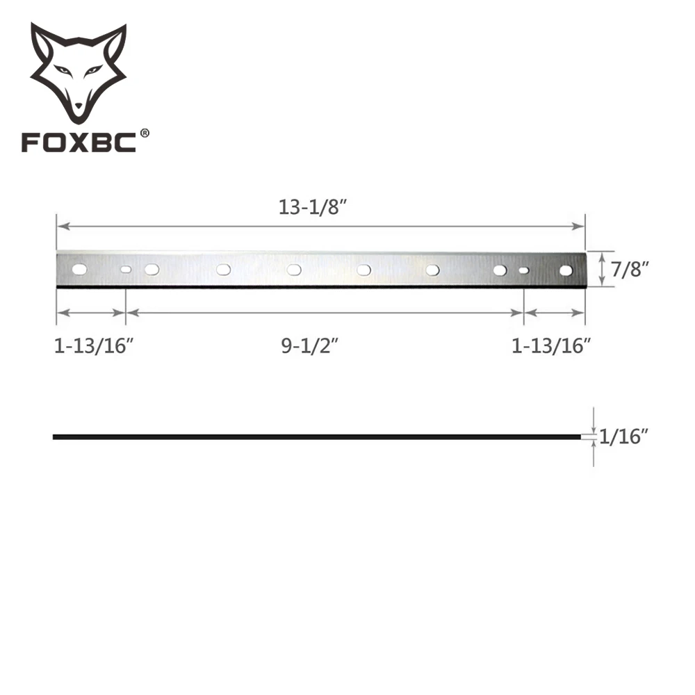 FOXBC 333 mm HSS plaina facas substituição para DeWalt DW735 DW735X, 13 polegadas plaina lâminas DW7352 para corte de madeira