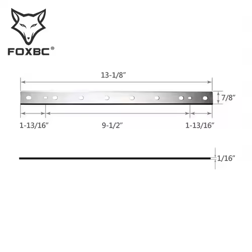 FOXBC 333 mm HSS Planer Knives Replacement for DeWalt DW735 DW735X, 13 inch Planer Blades DW7352 for Wood Cutting - Image 2