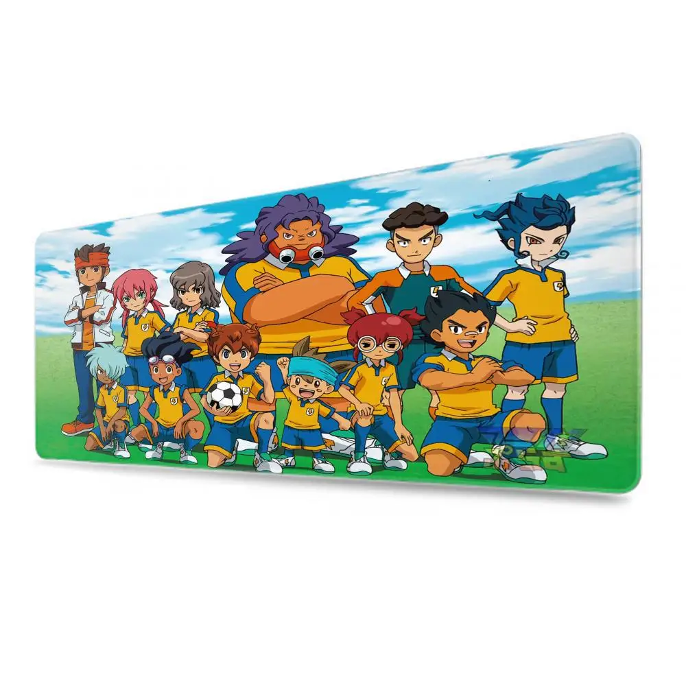 Inazuma Eleven GO Mousepad Pattern Office Desk Padmouse tastiera Anime Computer Large XXL 900x400MM tappetini da gioco per csgo Mouse Pad