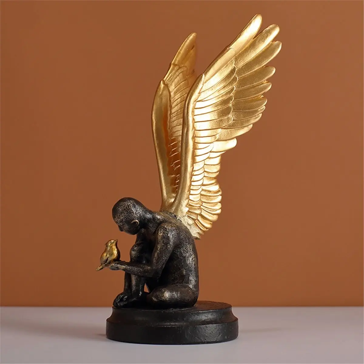 AFOURT-Engelsflügel-Statue Engel-Dekoration Kreative Moderne Abstrakte Skulptur Wohnzimmer-Dekoration – Detail 8