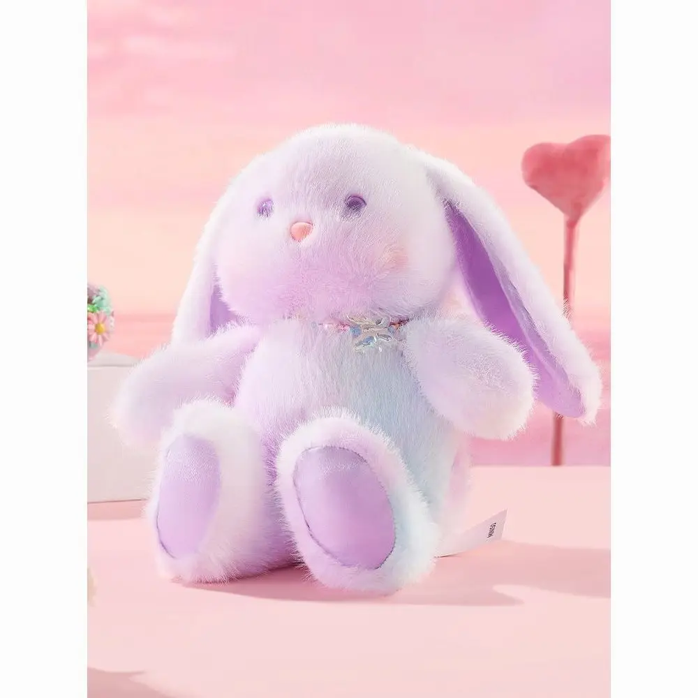 

Kawaii Аутентичная дешевая серия кроликов Волшебный цвет Фиолетовая сидящая кукла Гиффорд Власная ароматная плюшевая кукла Прекрасный подарок на день рождения