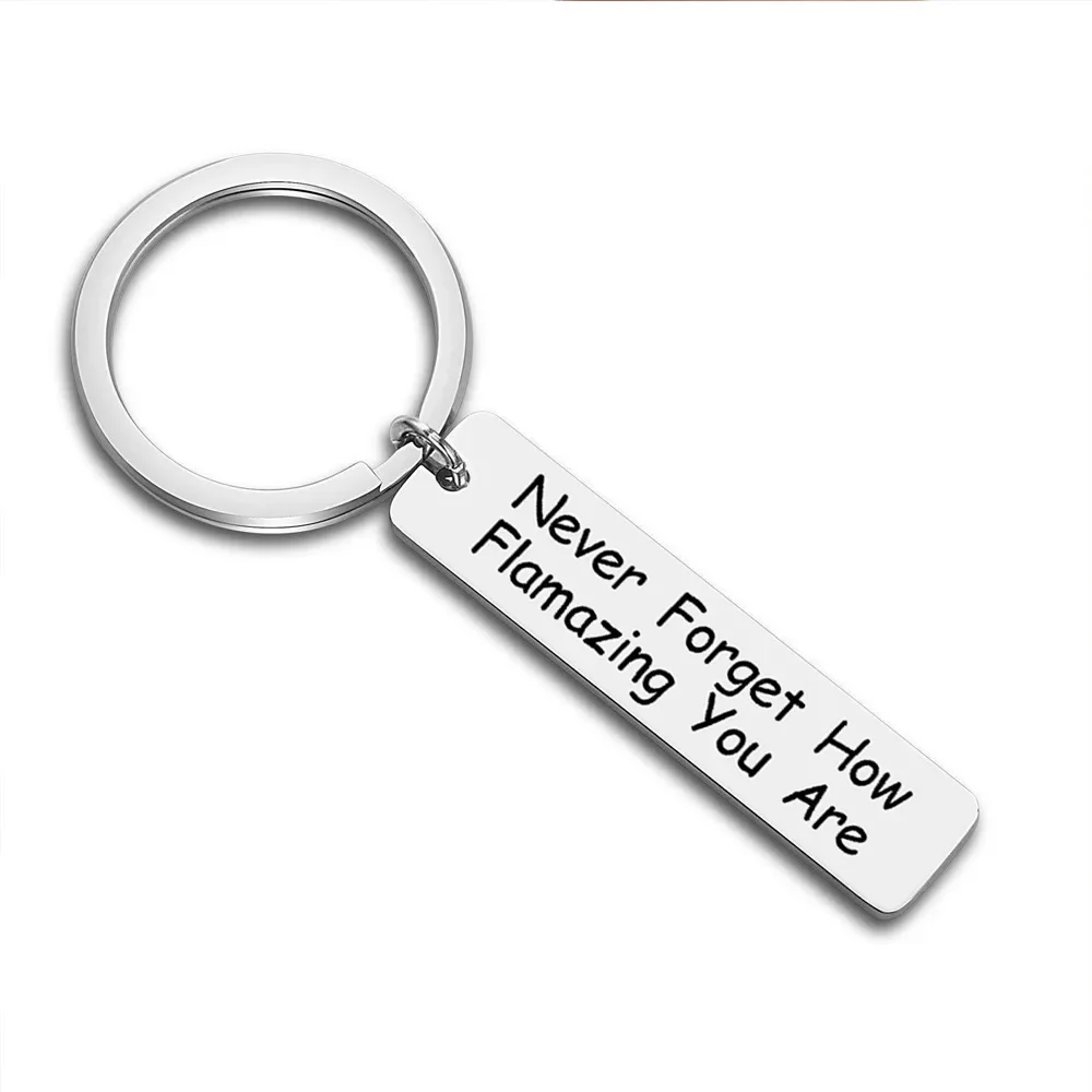 Charm Inspirational Gifts Keychain Pendant Bbf Best Friend Friendship Key Chain Keyrings Never Forget How Flamazing