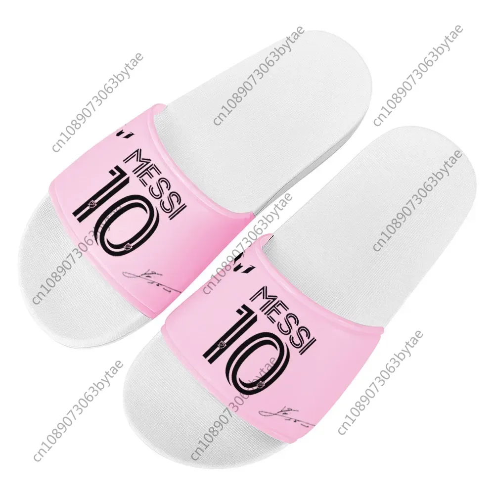 M-Miami M-Messi 10 Logo Argentina Fashion Home Customized Water Shoes Bathroom Beach Pool Sandals That Can Be Worn Outside view 2