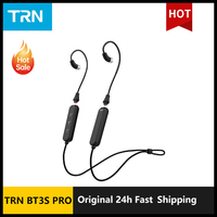 TRN BT3S PRO Wireless Bluetooth-compatible 5.1 Aptx HD 0.75 0.78mm MMCX Headphone Earphones Cable For TRN MT3 Xuan wu BAX Kirin