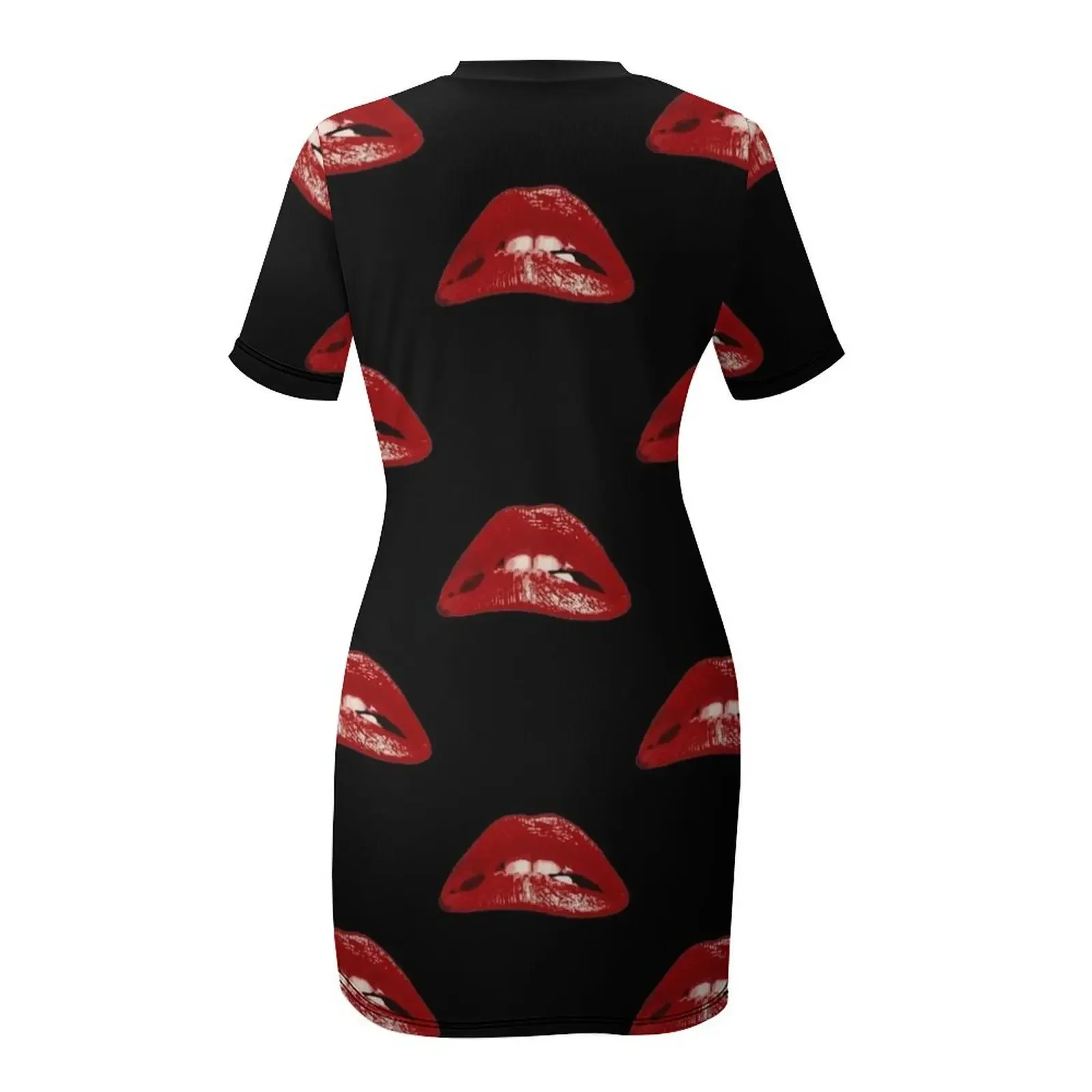 공상과학/더블 피처 - 립스 반팔 드레스 신부 들러리 드레스 여성 여성 드레스 여성용 파티 드레스