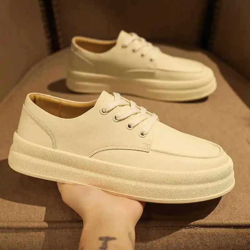 Round Toe Legitimate Leather Plus Size Dress Heels Men Shoes 47 Bride Shoes White Sneakers Sport Products Traning Cool