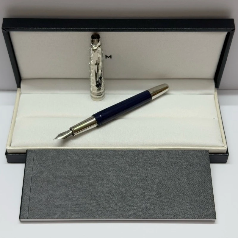 New 2026 M Vintage Carved Metal Rollerball Fountain Pen Colorful Embossed Pattern Luxury Business Signature Writing Stationery