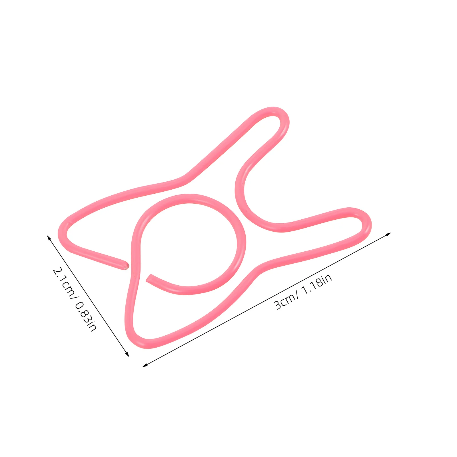 100pcs Colorful Paper Tooth-Shaped Mini Stationery Clips For Planner Scrapbooking School Supplies Assorted