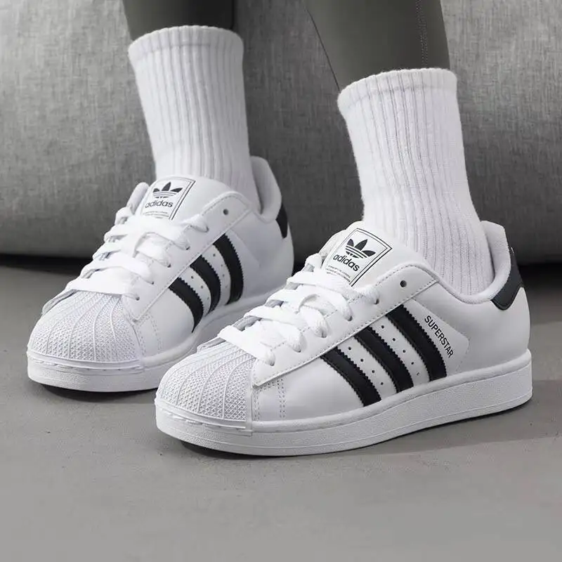 Originals Superstar Adidas Low Top Sneakers Classic Black White Shell Toe Casual Shoes IH8659