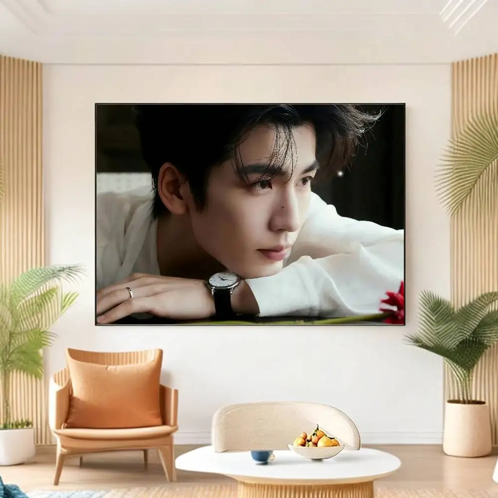 Handsome Z-Zhang Linghe X-Xie Zheng Custom HD Waterproof Self Adhesive Wall Art Poster