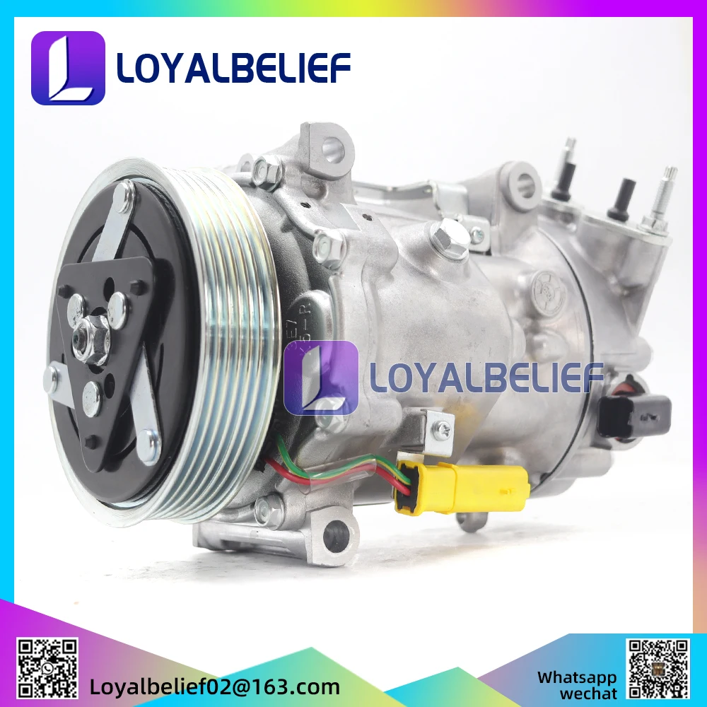 

AC Compressor For Citroen C4 1.6 16v 06-13 For Peugeot 607 2.2 HDI 2000- 9671333180 9688354080 9651911480 9684458880