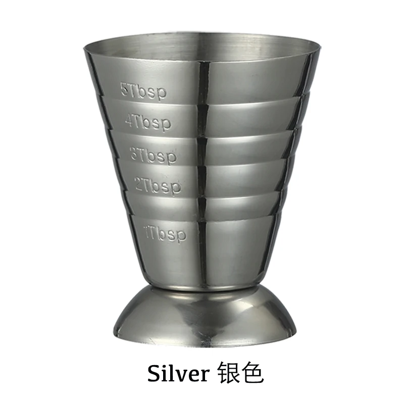 Stainless Steel Bar Cocktail Jigger Magic Jigger Bar Measures Multi Level Measuring Jigger