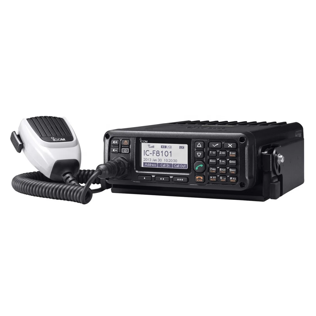Transceptor móvil ICOM IC-F8101 HF 125W SSB con ALE |   Radio bidireccional de alta frecuencia de largo alcance para uso en vehículos/base