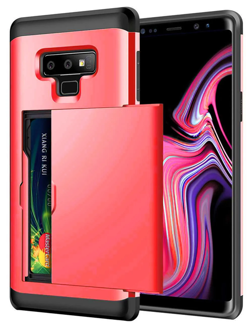 Wallet Credit Card Holder ID Slot Case for Samsung Galaxy Note9 Wallet Credit Card Holder ID Slot Case for Samsung Galaxy Note9
