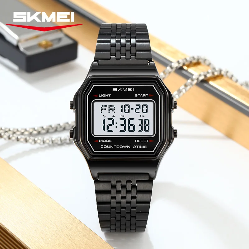 Men's Luxury Digital Watch with Waterproof Feature
