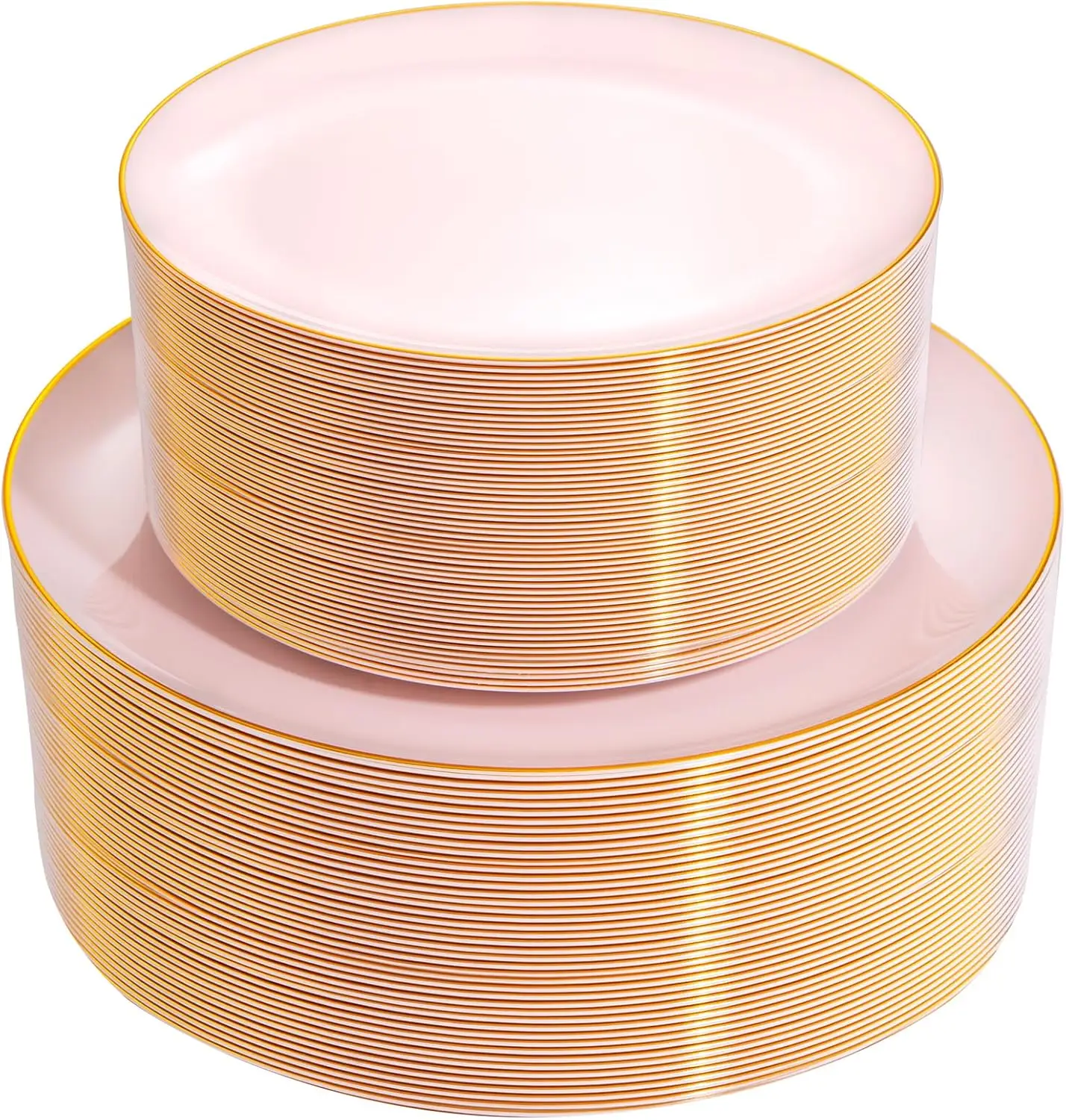 100PCS Pink & Gold …