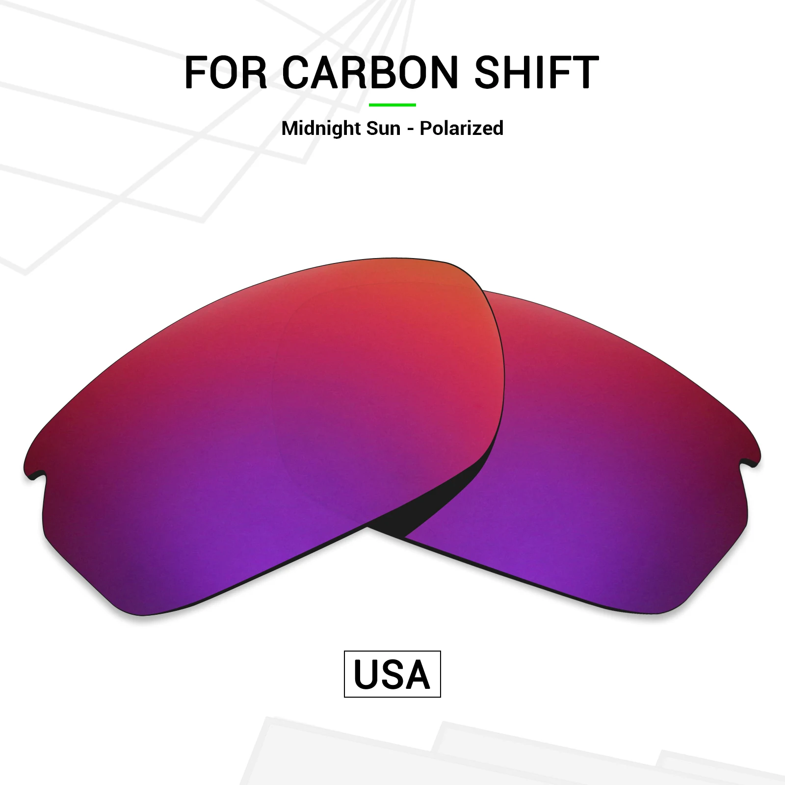 SNARK POLARIZED Replacement Lenses Compatible with Oakley Carbon Shift OO9302 - 52mm Sunglasses - Multiple Options